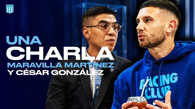 UNA CHARLA: MARAVILLA MARTÍNEZ Y CÉSAR GONZÁLEZ