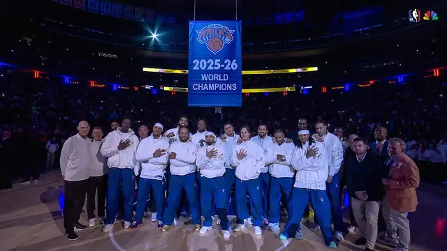New York Knicks FULL NBA Championship Banner Raising Ceremony!