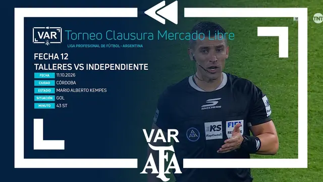 VAR 2026 | #TorneoMercadoLibre Clausura 2026 | Fecha 12 | TALLERES - INDEPENDIENTE