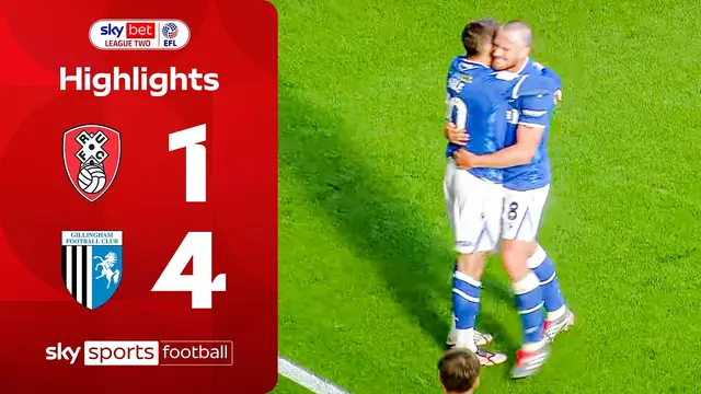 Hale brace seals win for Gills! | Rotherham 1-4 Gillingham | EFL Highlights