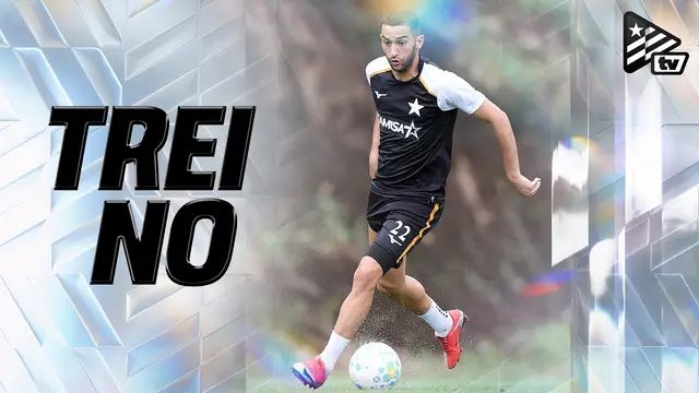 APÓS VITÓRIA NO BRASILEIRÃO, BOTAFOGO TREINA PARA PRÓXIMA RODADA DA SÉRIE A