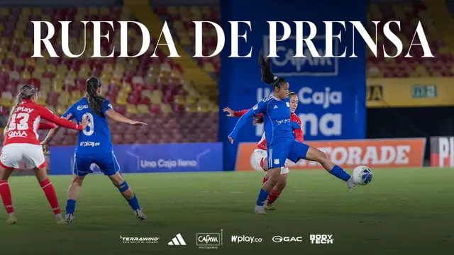 Rueda de prensa: Millonarios FC vs Santa Fe.🔵🎙