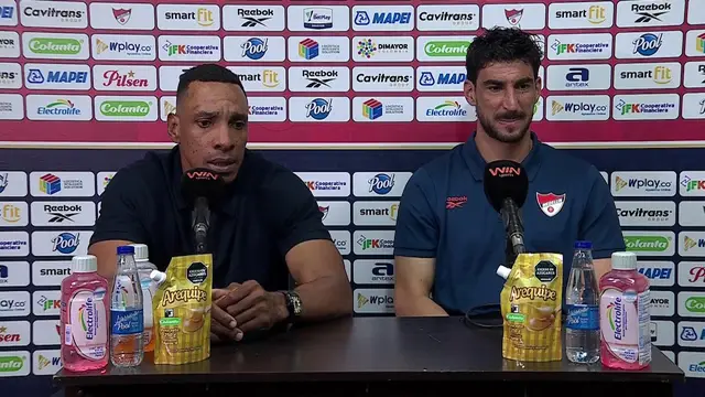 Rueda de prensa de Medellín tras su partido con Santa Fe