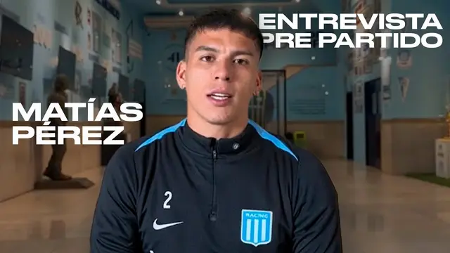 Entrevista a Matías Pérez: “Somos Racing. El domingo hay que ganar o ganar” | Racing Club.