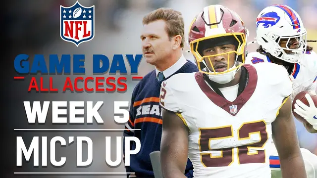 Week 5 Mic'd Up! "You know what time it is. The lights is bright" | Game Day All Access