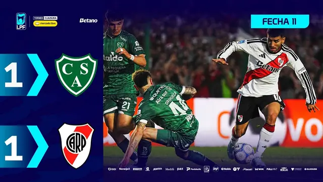 SARMIENTO 1 - 1 RIVER | Resumen del partido | #TorneoMercadoLibre Clausura 2026 🏆