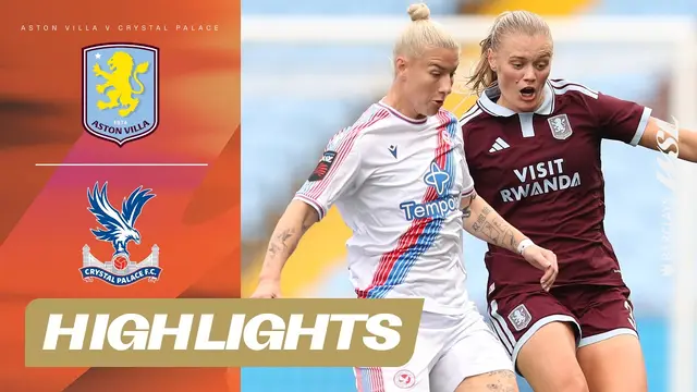 Palace Secure A Point Away! | Aston Villa v Crystal Palace Highlights | Barclays WSL 26/27