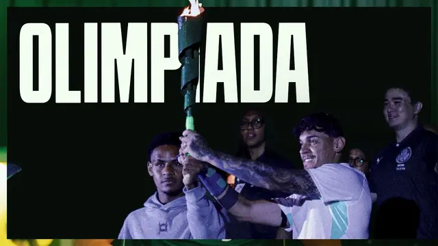 CRAQUES DO PALMEIRAS PRESTIGIAM OLIMPÍADA