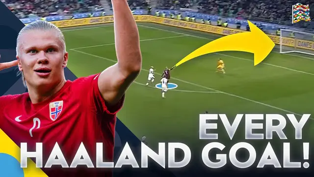 EVERY Erling Haaland Nations League Goal