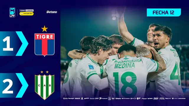 TIGRE 1 - 2 BANFIELD | Resumen del partido | #TorneoMercadoLibre Clausura 2026 🏆