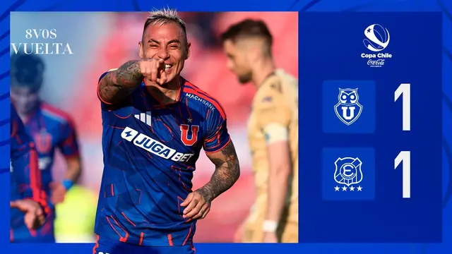 Universidad de Chile 1-1 Everton | #CopaChileCocaColaZeroAzúcar | 8vos de Final - Vuelta