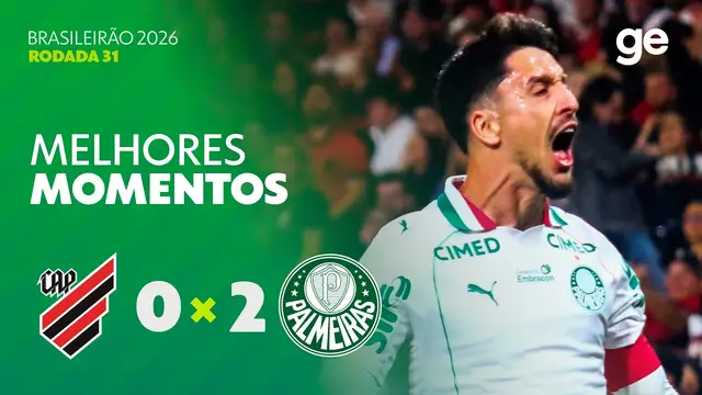 ATHLETICO-PR 0 X 2 PALMEIRAS | MELHORES MOMENTOS | BRASILEIRÃO 2026 | ge.globo