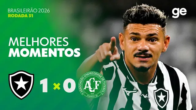 BOTAFOGO 1 X 0 CHAPECOENSE | MELHORES MOMENTOS | BRASILEIRÃO 2026 | ge.globo