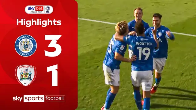 Wootton bags second-half brace! | Stockport 3-1 Barnsley | EFL Highlights