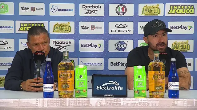 Rueda de prensa de Once Caldas tras su partido con Llaneros