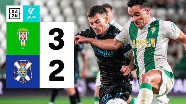 Córdoba CF vs CD Tenerife (3-2) | Resumen | Highlights LALIGA HYPERMOTION