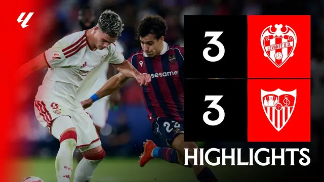 Levante UD - Sevilla FC (3-3) LALIGA | Resumen