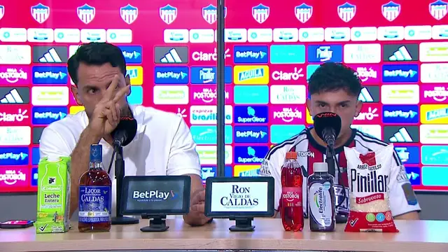 Rueda de prensa de Junior tras su partido con Inter Bogotá
