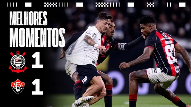 MELHORES MOMENTOS: CORINTHIANS 1 X 1 VITÓRIA | BRASILEIRÃO 2026 | 31ª RODADA