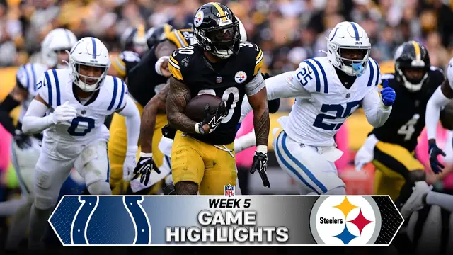 Indianapolis Colts vs. Pittsburgh Steelers Game Highlights | 2026 NFL Season Week 5