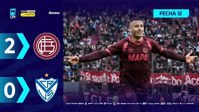 LANÚS 2 - 0 VÉLEZ | Resumen del partido | #TorneoMercadoLibre Clausura 2026 🏆