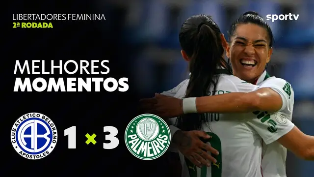 BELGRANO 1 X 3 PALMEIRAS | MELHORES MOMENTOS | 2ª RODADA | LIBERTADORES FEMININA 2026 | sportv
