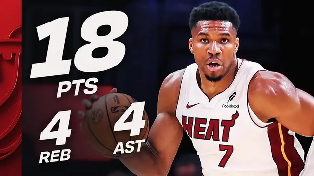Giannis Antetokounmpo Had a Strong 18 PTS For the Heat | October 8, 2026