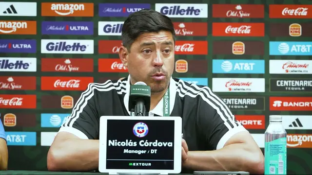 Conferencia de prensa Nicolás Córdova-Post partido contra Mexico