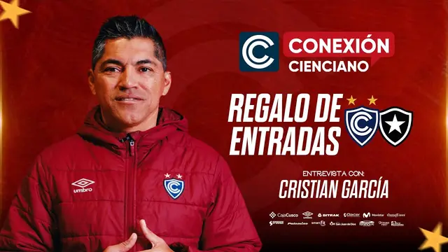 CONEXIÓN CIENCIANO | Entrevistamos a Cristian García y regalamos de entradas contra Botafogo