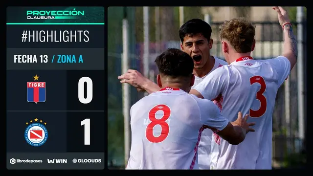 TIGRE 0 - 1 ARGENTINOS I Resumen del partido I #TorneoProyección Clausura 2026