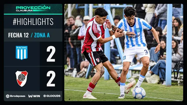 RACING 2 - 2 RIVER I Resumen del partido I #TorneoProyección Clausura 2026