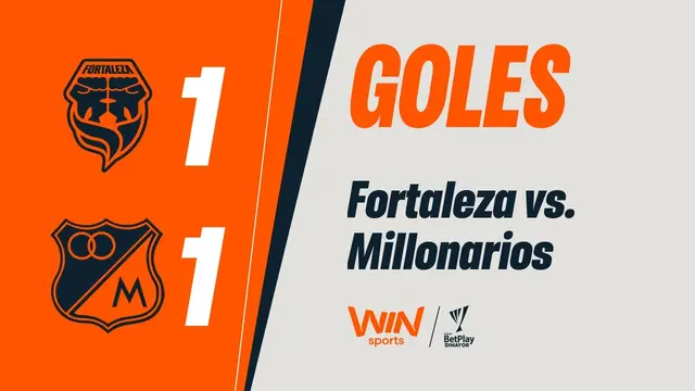Fortaleza vs. Millonarios (goles) | Liga BetPlay Dimayor 2026-2 | Fecha 14