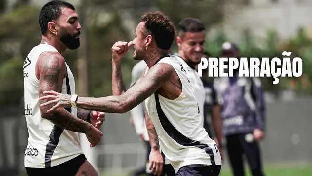 SANTOS FC TREINA NESSA SEXTA-FEIRA