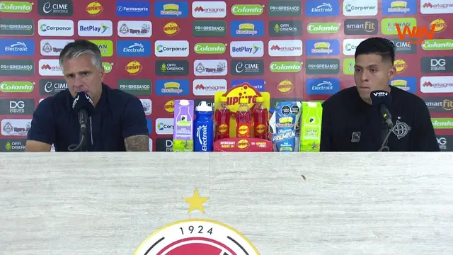 Rueda de prensa de Cúcuta tras su partido con Pereira