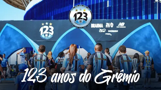 ANIVERSÁRIO DE 123 ANOS DO GRÊMIO