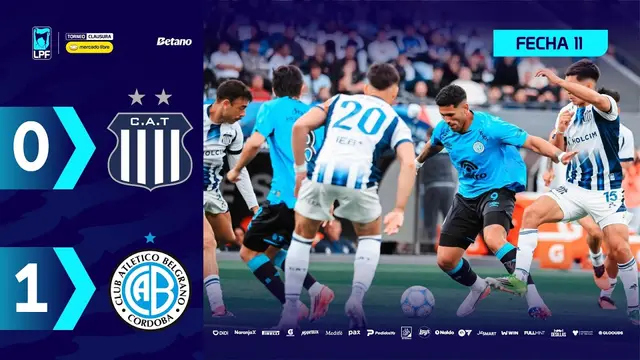 TALLERES 0 - 1 BELGRANO | Resumen del partido | #TorneoMercadoLibre Clausura 2026 🏆