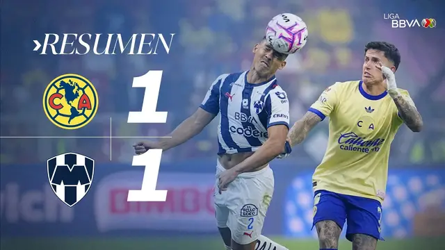 AMÉRICA 1-1 RAYADOS J11 AP26 | Puntos divididos en la CDMX
