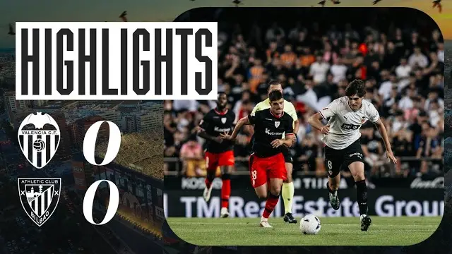 VALENCIA CF 0 - 0 ATHLETIC CLUB | RESUMEN DEL PARTIDO - JORNADA 9 DE LALIGA EA SPORTS 2026 - 2027