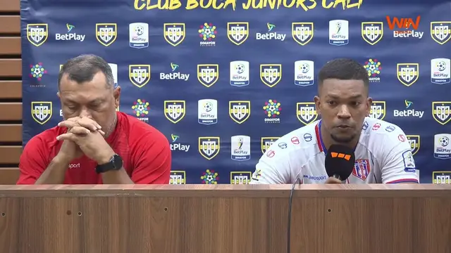 Rueda de prensa de Unión Magdalena tras su partido con  Boca Juniors
