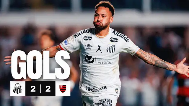 SANTOS 2 x 2 FLAMENGO | GOLS | BRASILEIRÃO (08/10/26)